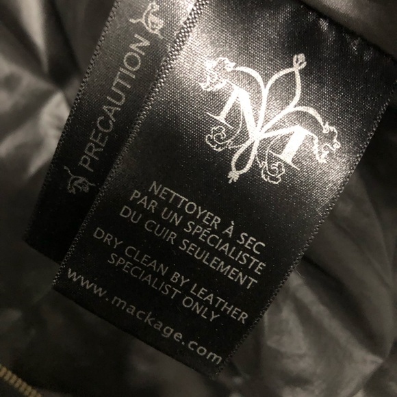 Luxury chic woman Mackage leather jacket size m - Picture 7 of 10